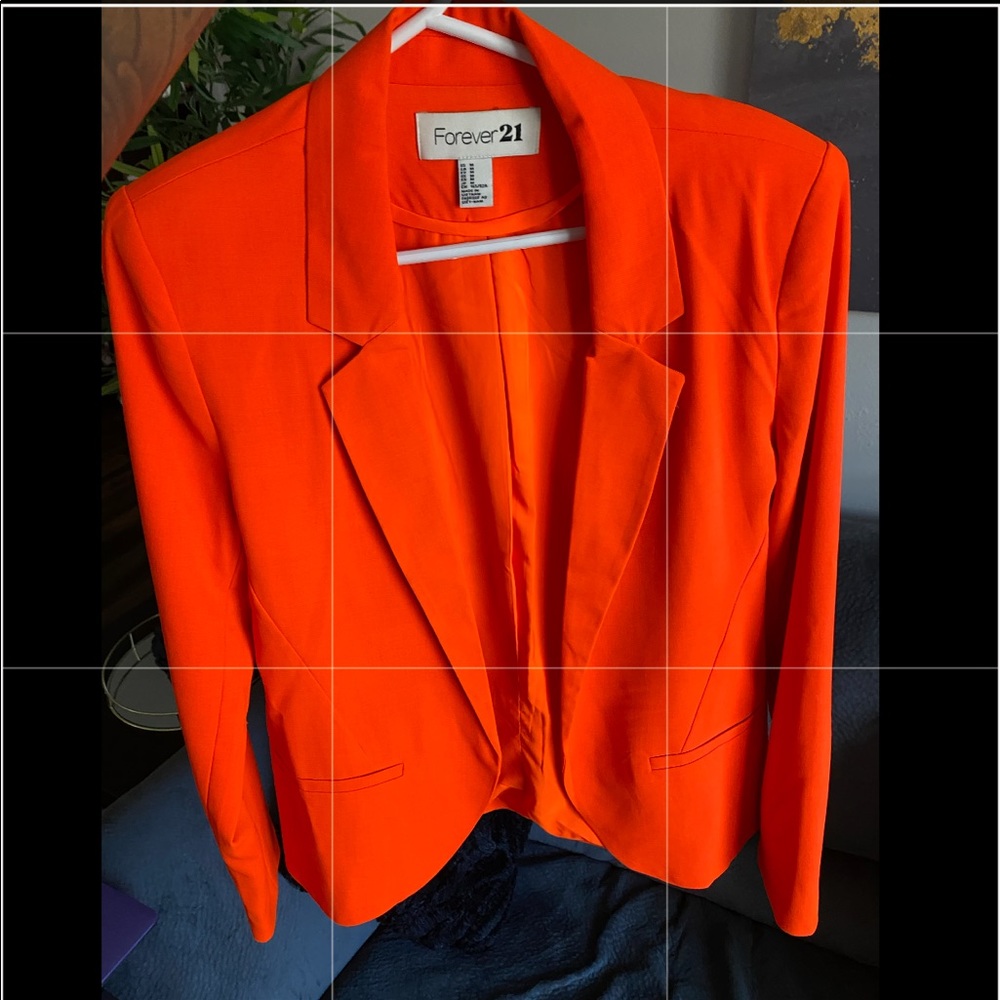 Forever 21 Orange Blazer